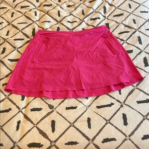 G/FORE Hot Pink Athletic Circle Skirt with Zip Pockets